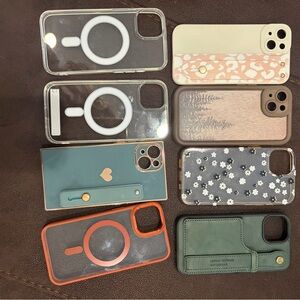 Assorted Phone 14 Cases Set - Multiple Colors